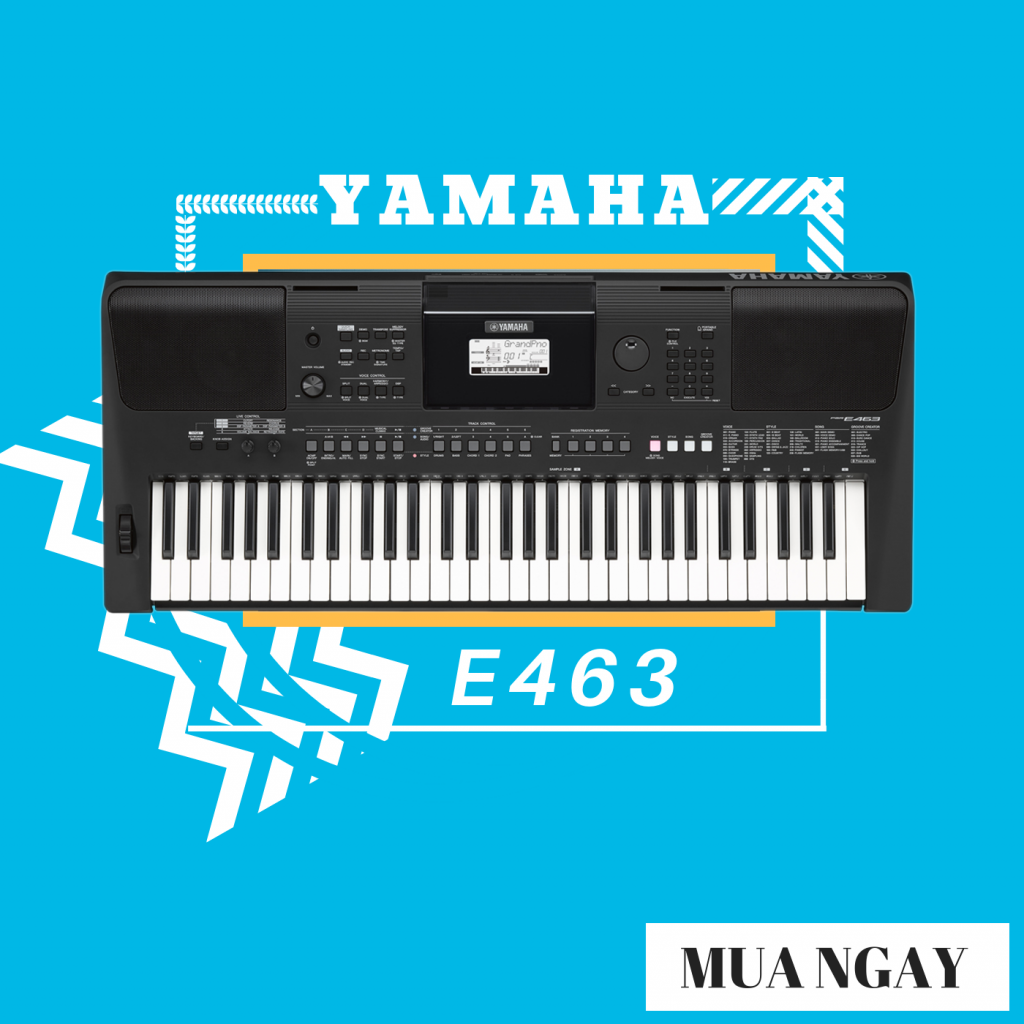 đàn organ casio 61 phím nhập khẩu yamaha psr e463